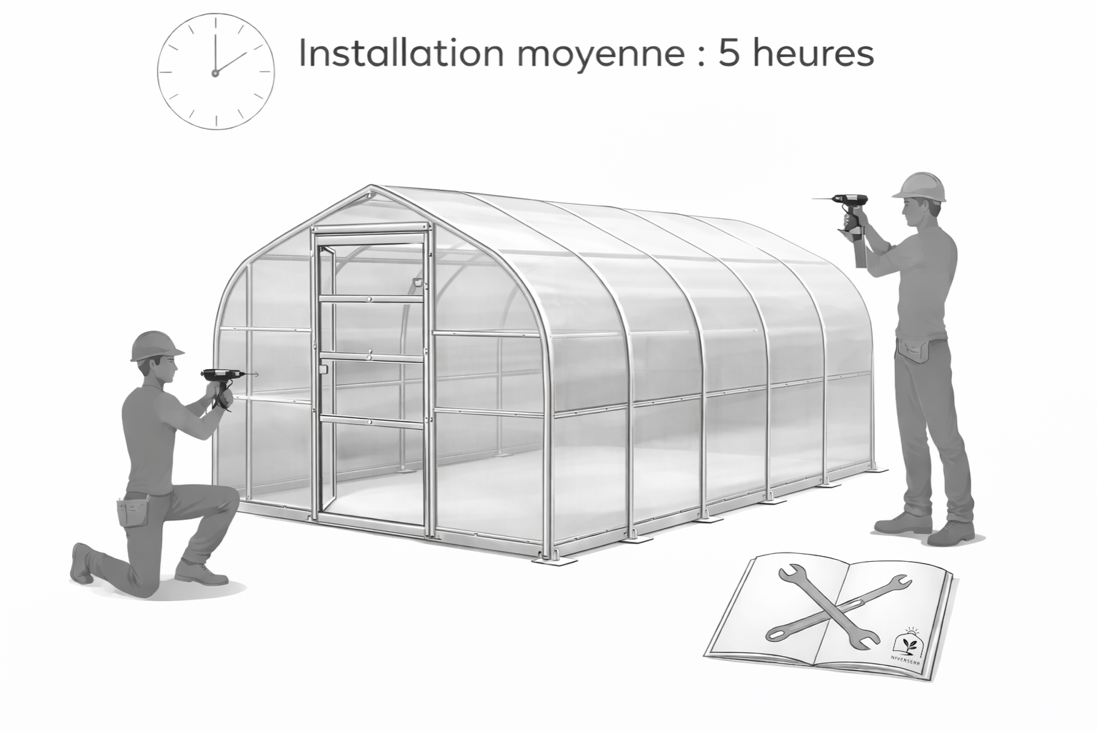 Guide d'installation Serre de jardin