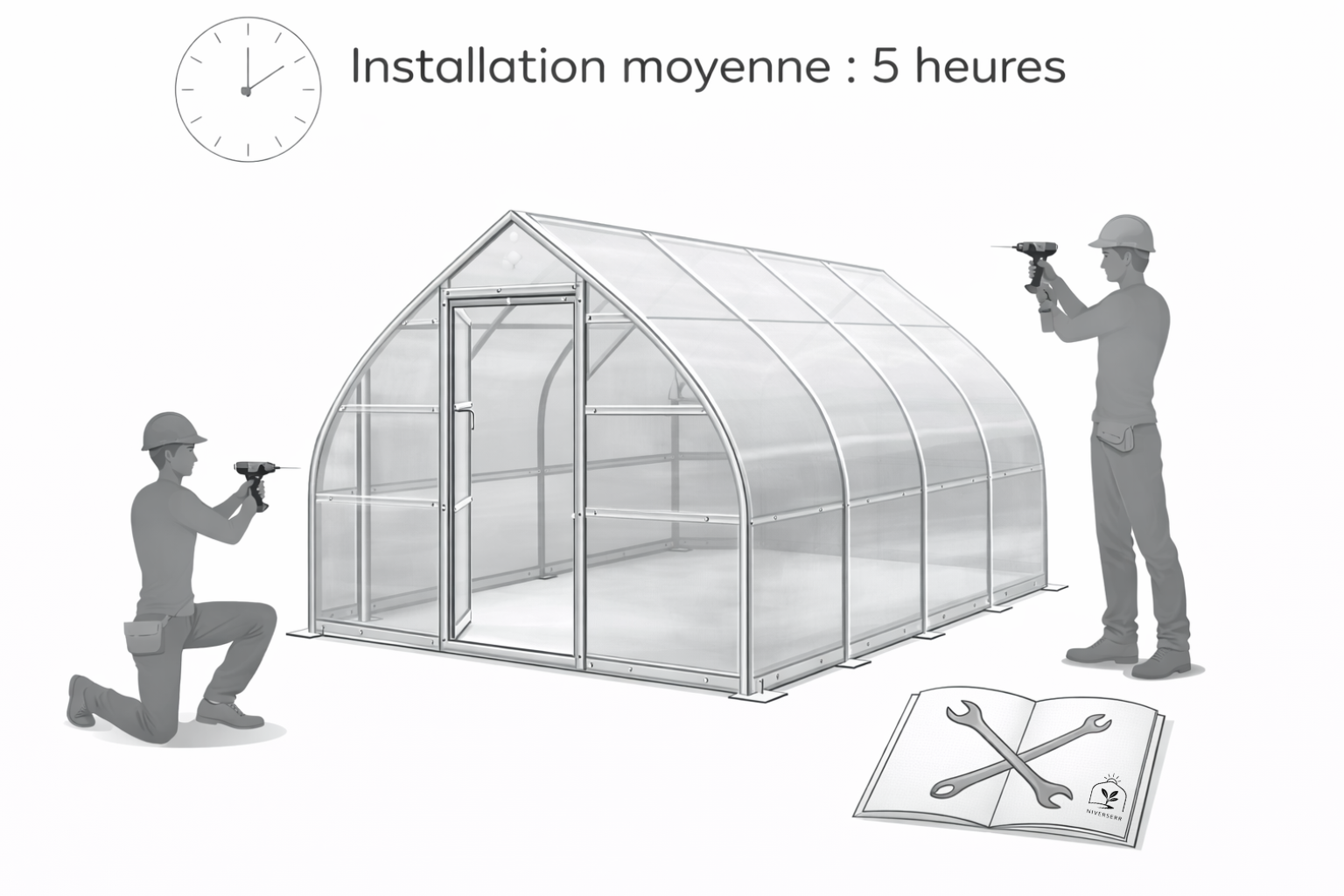 Guide d'installation Serre de jardin