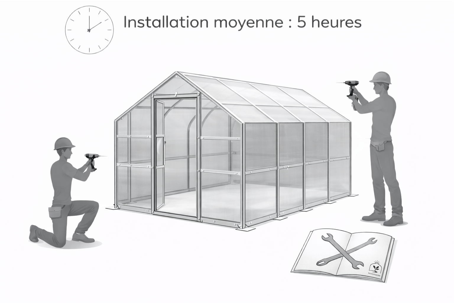 Guide d'installation Serre de jardin