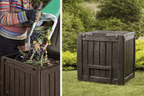 Composteur de jardin robuste et pratique 340 litres