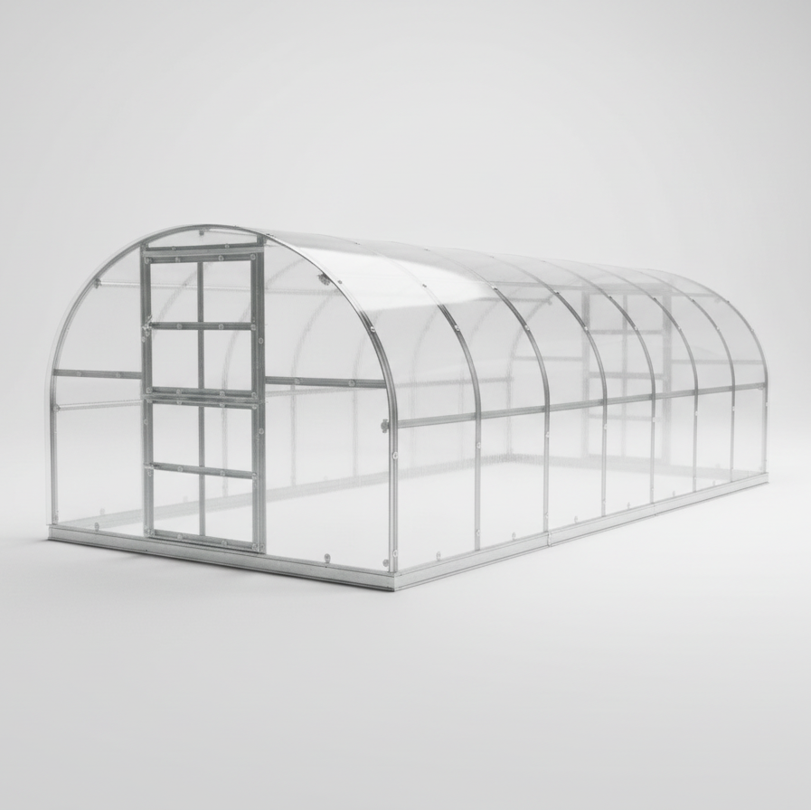 Serre de jardin polycarbonate intemporelle