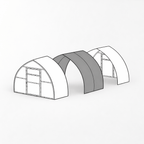 Extension pour serre de 2 mètres