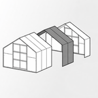 Extension pour serre de 2 mètres