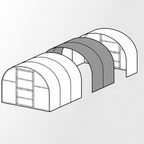 Extension pour serre de 2 mètres