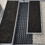 Bac de culture en acier galvanisé pour serre