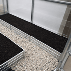 Bac de culture en acier galvanisé pour serre