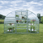 Serre de jardin polycarbonate intemporelle