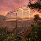 Serre de jardin polycarbonate compacte