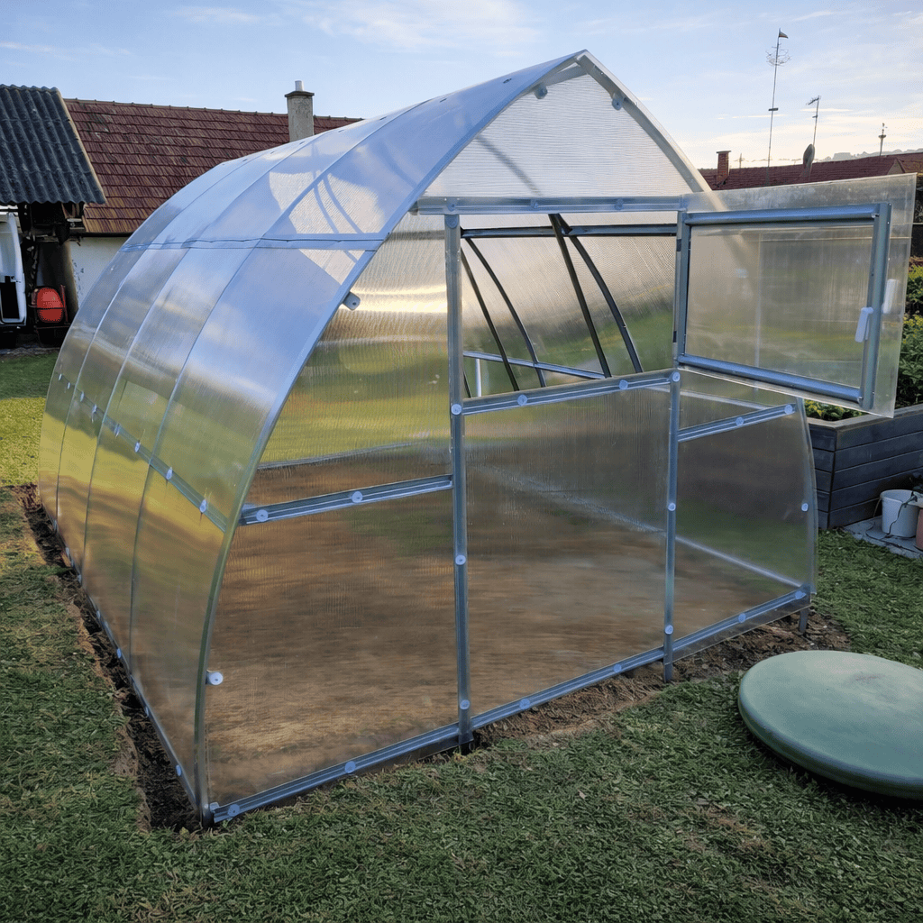 Serre de jardin polycarbonate flèche